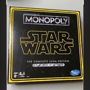 Monopoly Star Wars Complete Saga Edition.